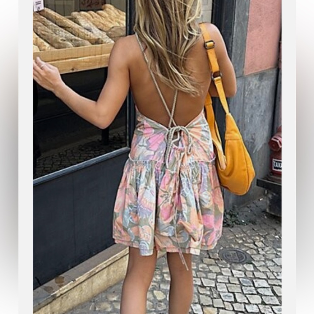 Free People Deserted Island Mini Dress NWOT